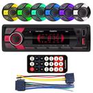 Auto Radio Automotivo MP3 Bluetooth 2 USB com Controle 7 cores - First Option