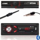Auto Radio Mp3 Bluetooth Usb Sd Card Fm + Antena Interna