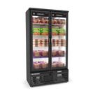 Auto-Serviço Vanguard Congelados Porta Aquecida 2 Porta -18ºC ASVCG2PPB Preto/Branco 220V - Refrimate Auto-Serviço Vanguard Congelados Porta Aquecida 2 Porta -18ºC ASVCG2PPB Preto/Branco 220V - Refrimate