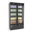 Auto Serviço Vanguard Resfriados 2 Portas Preto/Preto ASVR2P 220V - Refrimate