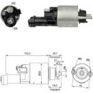 Automático de motor de partida City Car 1.4 2015 a 2016