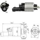 Automático de motor de partida Honda Civic 2006 a 2011 ZM