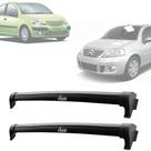 Automotive Rack Teto Aluminio Citroen C3 03 a 12 Friso PRETO