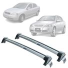 Automotive Rack Teto Aluminio GM Astra 98 a 2005 Friso PRATA