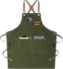 Avental AFUN Chef Canvas Cross Back Heavy Duty Ajustável M-XXL