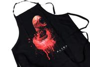 Avental Alien Chestburster, filme de terror, preto, tamanho adulto