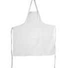Avental branco liso de brim modelo unissex Avental branco liso de brim modelo unissex