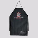 Avental Churrasqueiro Corinthians Preto Avental Churrasqueiro Corinthians Preto