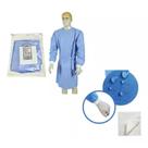 Avental Cirúrgico Estéril C/Punho Malha e Toalha Kit C/10 Un Avental Cirúrgico Estéril C/Punho Malha e Toalha Kit C/10 Un