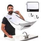 Avental de babador para barba, conjunto de barbear BEARD KING para homens, branco Avental de babador para barba, conjunto de barbear BEARD KING para homens, branco
