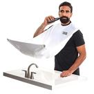 Avental de babador para barba, conjunto de barbear BEARD KING para homens, branco Avental de babador para barba, conjunto de barbear BEARD KING para homens, branco