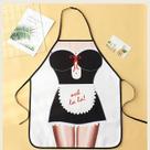 Avental De Cozinha Criativo Sexy Maid Ooh La La Impermeável Churrasco Presente Engraçado Estampa New