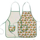 Avental de cozinha dupla face abóbora Avental de cozinha dupla face abóbora