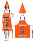 Avental de fantasia e chapéu engraçado Gnome Cone para o Halloween escolar Avental de fantasia e chapéu engraçado Gnome Cone para o Halloween escolar