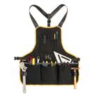 Avental de ferramentas de trabalho BRITEREE, comprimento do torso, com 21 bolsos para ferramentas