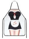 Avental Engraçado Sexy Maid Ooh La La Cozinha Churrasco Impermeável Criativo Presente Criativo Top