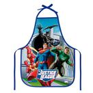 Avental Escolar Infantil Liga Da Justiça Plástico Dac Desenho Do Tecido Liga Da Justiça ( Modelo 2 )