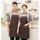 Avental Impermeável e À Prova de Óleo Salão de Unhas de Café com Leite Cintura Catering Trabalho