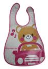Avental Infantil Babador De Plástico Com Estampa Sortidas 44x27cm