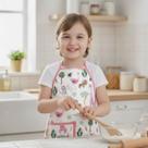 Avental Infantil de Cozinha Estampado Impermeável Kids