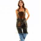 Avental MIKI WELL Hair Stylist impermeável com bolso para mulheres