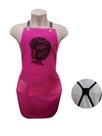 Avental Profissional Pink Afro