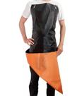 Avental PVC Forrado Laranja/Preto 120 X 70 KP1000 VINILSEG