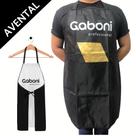 Avental semi impermeável preto nylon gaboni