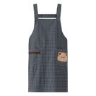 Avental unissex, desenho animado, urso, bolso, estilo coreano, poliéster Avental unissex, desenho animado, urso, bolso, estilo coreano, poliéster