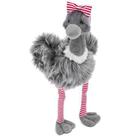 Avestruz Menina de Pelúcia 42 cm Antialérgico