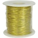 Aviamento Cordão 1,2 mm com 50 m Ouro - Kit