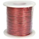 Aviamento Cordão 1,2 mm com 50 m Vermelho - Kit