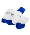 Avião Branco Azul ou Branco Vermelho 46cm Pelúcia
