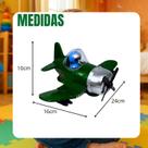 Avião Brinquedo Infantil Do Exército Militar Luz Som Anda