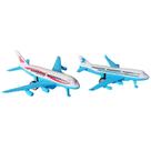 Avião de brinquedo com rodinhas 2 unidades