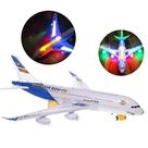 Avião de brinquedo de ação elétrica com luzes e sons