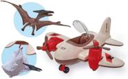 Avião Dino Flying Usual Brinquedos Acompanha Dinossauro