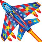 Avião grande Kite Flerigh para crianças de 8 a 12 anos e adultos, fácil de pilotar