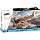 Avião Militar Americano At-6 Wolverine Com 263 Pcs Bloco de Montar Cobi Avião Militar Americano At-6 Wolverine Com 263 Pcs Bloco de Montar Cobi
