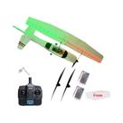 Avião RC Cessna 182 3D6G Versão LCD 3 Canais WLtoys 2.4G Drone De Asa Fixa Para Exterior RTF Noturno