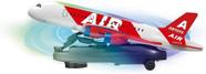 Avião Ultra Fast Bate e Volta com Luz e Som - 35cm - Cores Sortidas - DMT6848