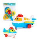 Aviãozinho Baby Brinquedo de Avião com Som a Corda Presente Infantil