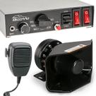 Aviso: Sirene de emergência, polícia, sistema PA, BooyU, 9 tons, 12V