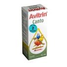 Avitrin canto 15ml coveli suplemento para aves e pássaros ornamentais kit com 2