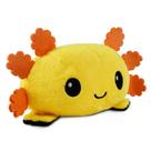 Axolote reversível Plushie TeeTurtle Amarelo + Preto 10cm