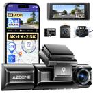 Azdome M550 Max 3ch Dash Cam 4k Câmera Veicular 128gb