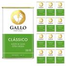 Azeite Oliva Extra Virgem Gallo Lata 200ml Kit 12 Unidades