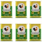 Azeite Oliva Extra Virgem Lata Gallo 200ml - Kit 06 Uni