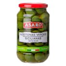 Azeitona Verde Siciliana Asaro Peso liq. 580g Dren.340g