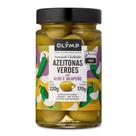Azeitonas Verdes com Alho e Jalapeno Olymp 170g